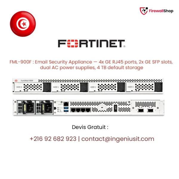 Fortinet FortiMail 400F Tunisie