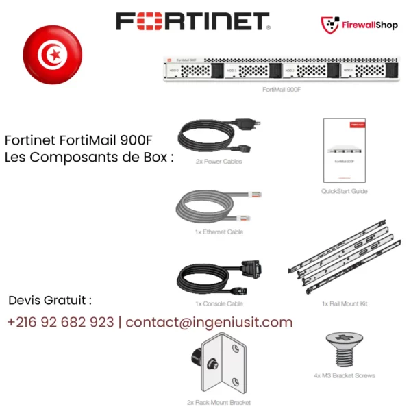 Fortinet FortiMail 400F Tunisie