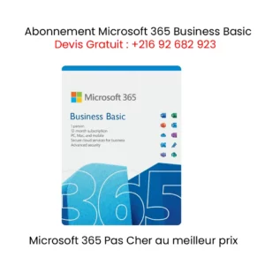 Microsoft 365 Business Basic Tunisie